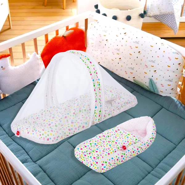 Bluebell_Baby_Bedding_Set_with_Pillow_and_Sleeping_Bag_Combo_(Pink)