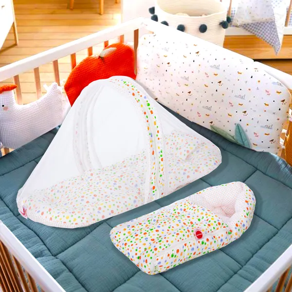 Bluebell_Baby_Bedding_Set_with_Pillow_and_Sleeping_Bag_Combo_(Green)