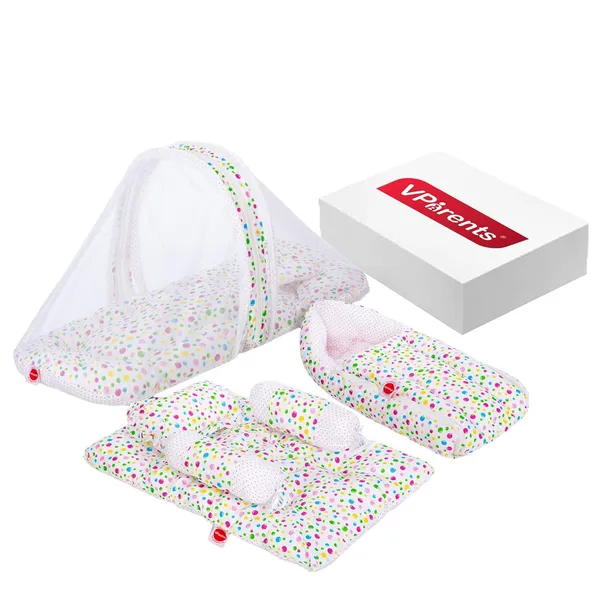 Bluebell_Baby_4_Piece_Bedding_Set_with_Pillow_and_Bolsters_Sleeping_Bag_and_Bedding_Set_Combo_(Pink)