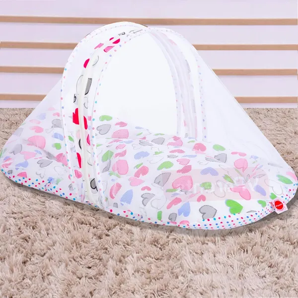 Daisy_Baby_4_Piece_Bedding_Set_with_Pillow_and_Bolsters_Sleeping_Bag_and_Bedding_Set_Combo_(Pink)