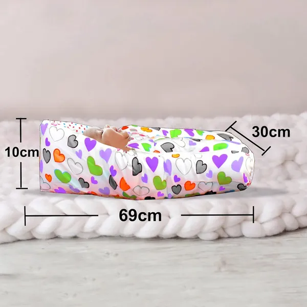 Daisy_Baby_4_Piece_Bedding_Set_with_Pillow_and_Bolsters_Sleeping_Bag_and_Bedding_Set_Combo_(Purple)
