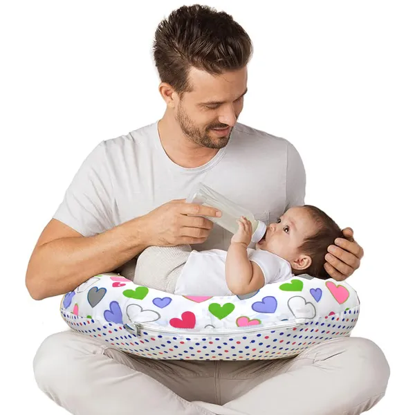Daisy_Multipurpose_Baby_Feeding_Nursing_Cum_Maternity_Pillow_for_New_Born_(Pink)