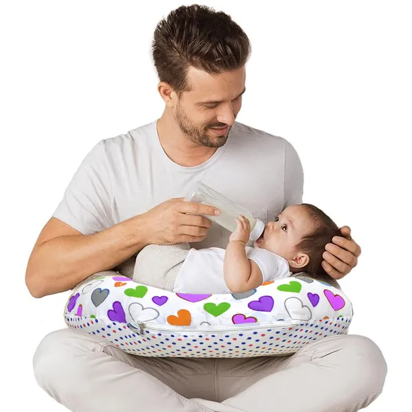 Daisy_Multipurpose_Baby_Feeding_Nursing_Cum_Maternity_Pillow_for_New_Born_(Purple)