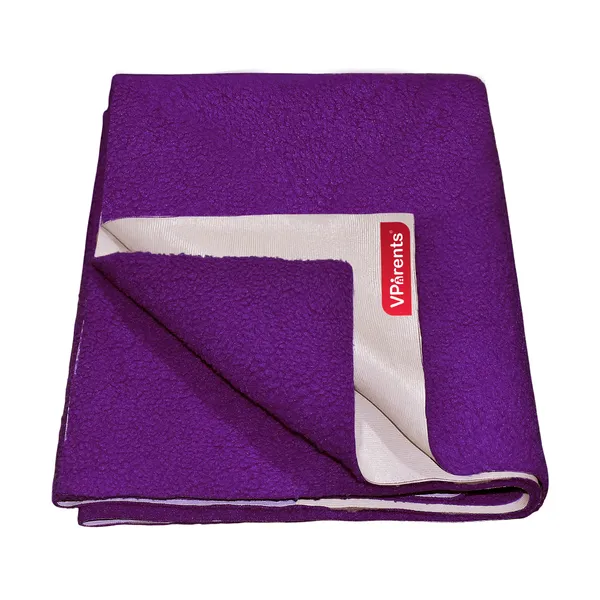 Chubby_Cheeks_Water_Proof_Baby_Bed_Protector_Reusable_Dry_Sheets_(Plum)