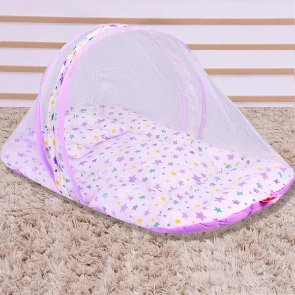 Joy_Baby_Bedding_Set_with_Pillow_and_Sleeping_Bag_Combo_(Purple)