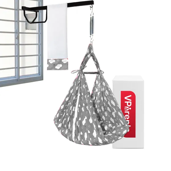 Sunny_Baby_Swing_Cradle_with_Mosquito_net_Spring_and_Metal_Window_Cradle_Hanger_(Grey)