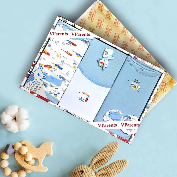 Pack_of_8_Bitsy_New_Born_Baby_Gift_Set_(Blue)