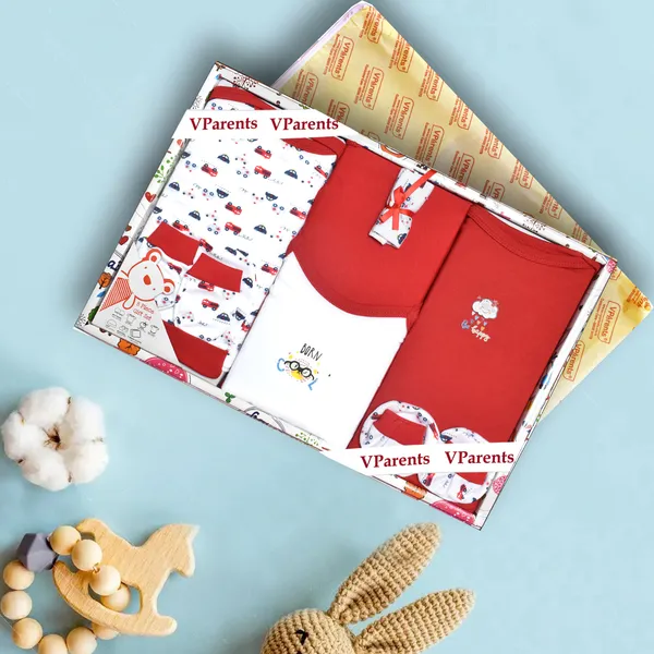 Pack_of_8_Bitsy_New_Born_Baby_Gift_Set_(Red)