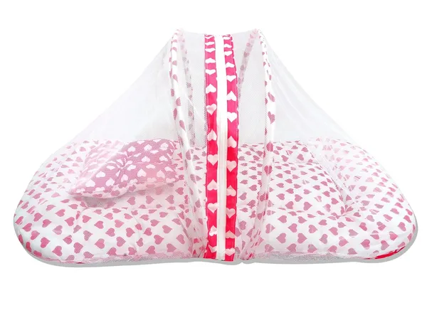 Rosy_Baby_Feeding_Pillow_Bedding_Set_with_Mosquito_net_and_Sleeping_Bag_Combo_(Pink)