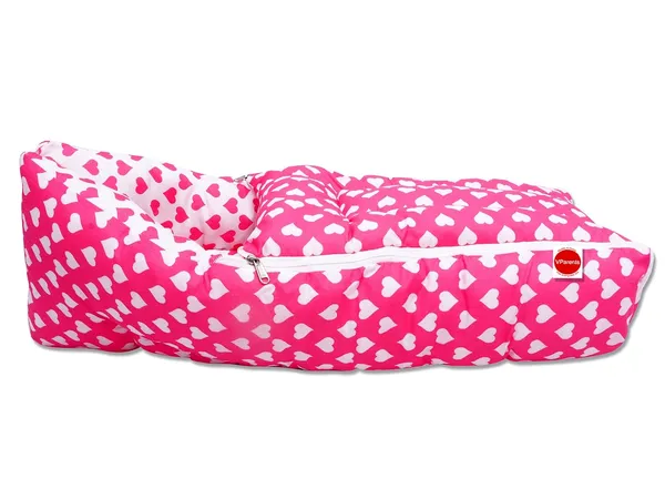 Rosy_Baby_Feeding_Pillow_Bedding_Set_with_Mosquito_net_and_Sleeping_Bag_Combo_(Pink)