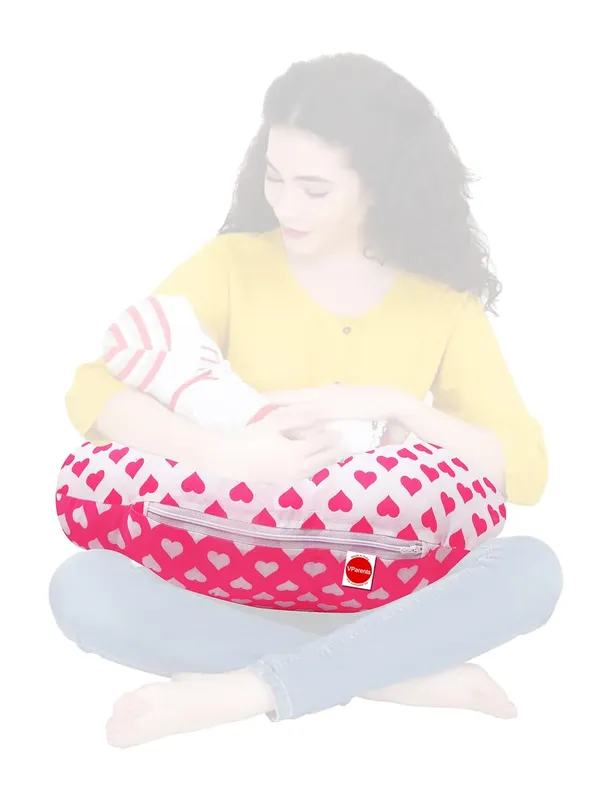 Rosy_Baby_Feeding_Pillow_Bedding_Set_with_Mosquito_net_and_Sleeping_Bag_Combo_(Pink)