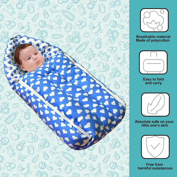 Rosy_Baby_Feeding_Pillow_Bedding_Set_with_Mosquito_net_and_Sleeping_Bag_Combo_(Blue)