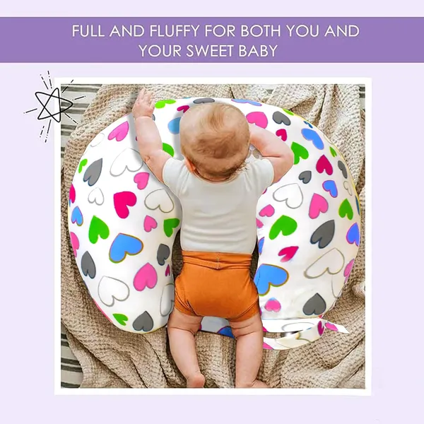Daisy_Baby_Feeding_Pillow_Bedding_Set_with_Mosquito_net_and_Sleeping_Bag_Combo_(Pink)