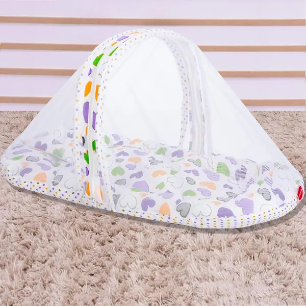 Daisy_Baby_Feeding_Pillow_Bedding_Set_with_Mosquito_net_and_Sleeping_Bag_Combo_(Purple)