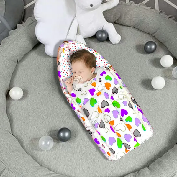 Daisy_Baby_Feeding_Pillow_Bedding_Set_with_Mosquito_net_and_Sleeping_Bag_Combo_(Purple)