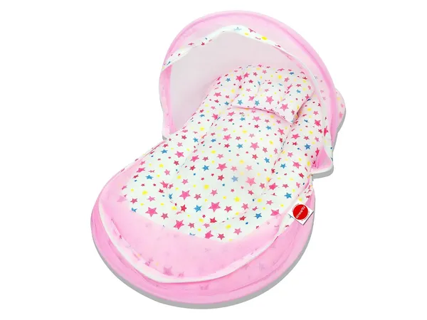 Joy_Baby_Feeding_Pillow_Bedding_Set_with_Mosquito_net_and_Sleeping_Bag_Combo_(Pink)
