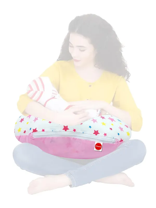 Joy_Baby_Feeding_Pillow_Bedding_Set_with_Mosquito_net_and_Sleeping_Bag_Combo_(Pink)