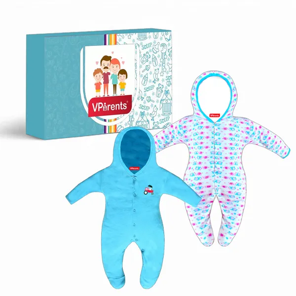 Zoey_Hooded�Full_Sleeve_Cotton_Baby_Footies_Sleepsuit_Rompers_for_Baby_Boys_and_Baby_Girls_Pack_of_2_(New_Born,_Ferozi)