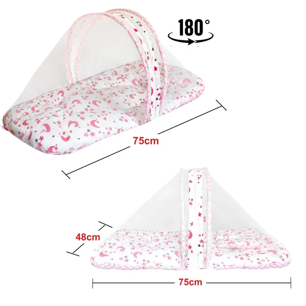 Galaxy_Baby_Bedding_Set_with_Pillow_and_Sleeping_Bag_Combo_(Pink)