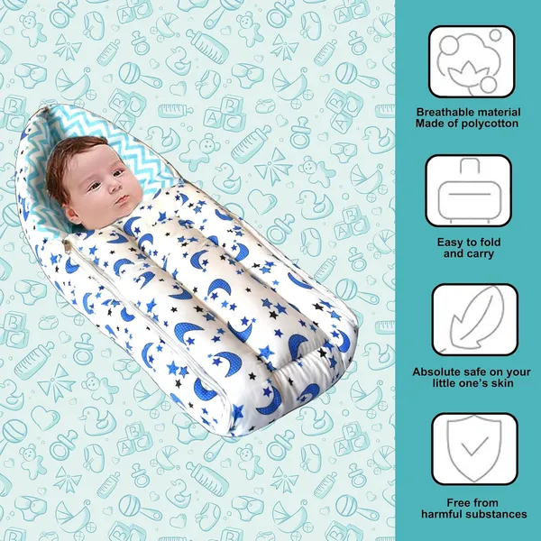 Galaxy_Baby_Bedding_Set_with_Pillow_and_Sleeping_Bag_Combo_(Blue)
