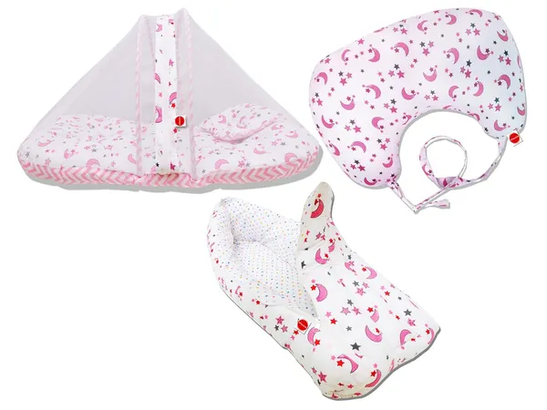 Galaxy_Baby_Feeding_Pillow_Bedding_Set_with_Mosquito_net_and_Sleeping_Bag_Combo_(Pink)