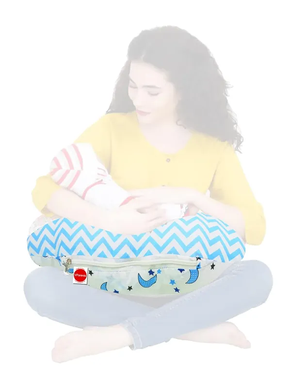 Galaxy_Baby_Bed_with_Thick_Filling_,_Mosquito_Net_with_Zip_Closure_&_Neck_Pillow,_Baby_Bedding_for_New_Born,_0M+,_Star_Print,_Baby_Sleeping_Bag_Multipurpose_Feeding_Pillow_(Blue)