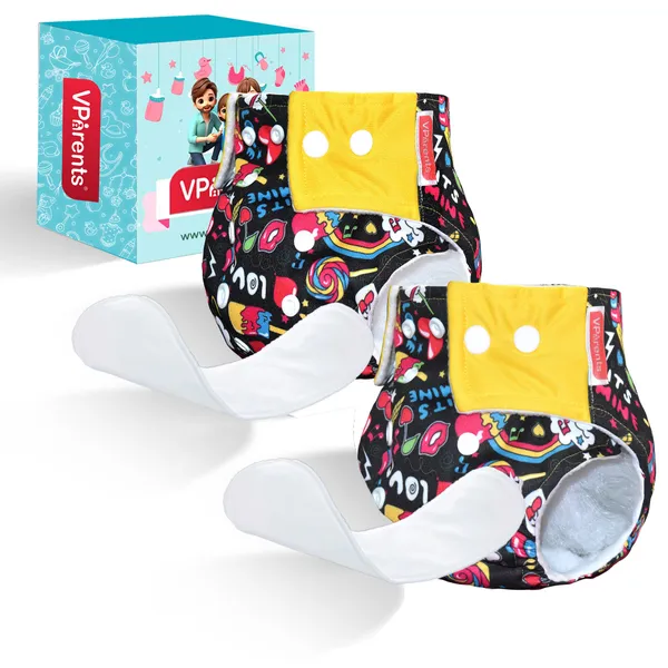 Ice_Cream_Print_Reusable_and_Adjustable_Cloth_Diapers_With_ulta_absorbent_Insert_with_5_layers-_washable_(Pack_of_2)