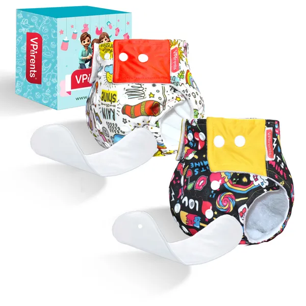 Rain_and_Icecream_Print_Reusable_and_Adjustable_Cloth_Diapers_With_ulta_absorbent_Insert_with_5_layers-_washable_(Pack_of_2)