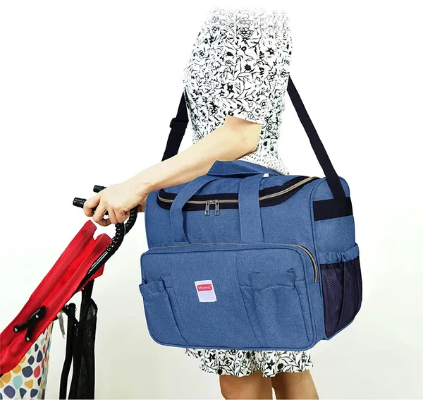Stylish_Maternity_Multipurpose_Mother_Bag_Cum_Diaper_Bag_Backpack_Sholder_and_Hand_Bag_11_Pockets_(BLUE)