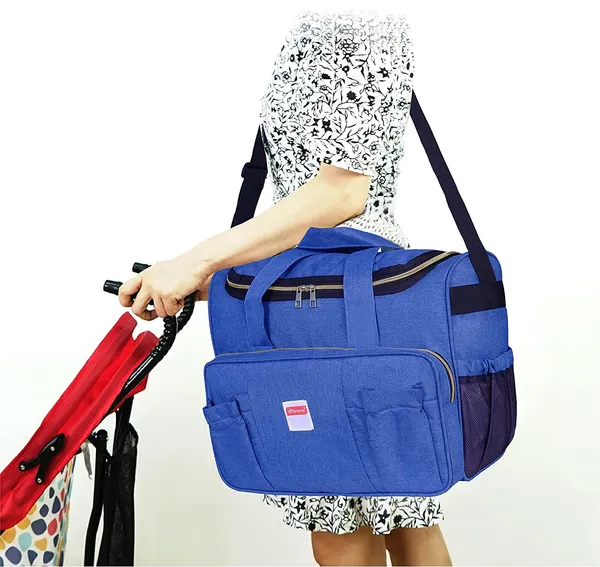 �Stylish_Maternity_Multipurpose_Mother_Bag_Cum_Diaper_Bag_Backpack_Sholder_and_Hand_Bag_11_Pockets_(Sky_Blue)