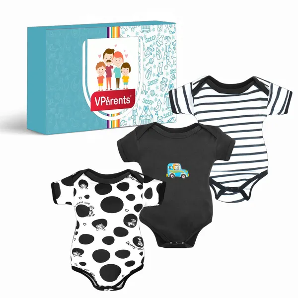 Set_Of_3__Half_Sleeve_Baby_Romper_Body_Suits_Jump_Suits_For_Boys_And_Girls