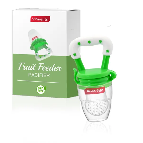 VParents_Silicone_Food/Fruit_Nibbler_with_Extra_Mesh,_Soft_Pacifier/Feeder,_Teether_for_Infant_Baby,_Infant,_Joystar,BPA_Free_-Assorted_Colour_-_Pack_of_1_(1)