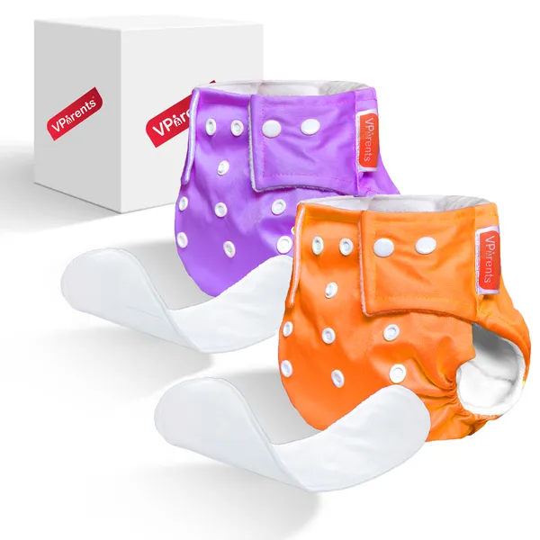 Solid_Washable_Baby_Cloth_Diaper_Reusable_Adjustable_Size_Waterproof_Pocket_Cloth_Diaper_Nappie_(With_Insert)_(Pack_of_2)