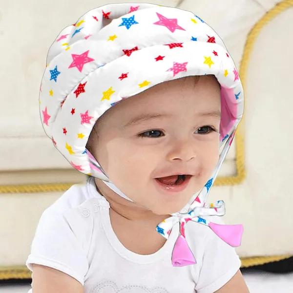 Vparents_Joy_Baby_Head_Protector_for_Safety_of_Kids_6M_to_3_Years-_Baby_Safety_Helmet_with_Proper_Air_Ventilation_&_Corner_Guard_Protection_(Pink)