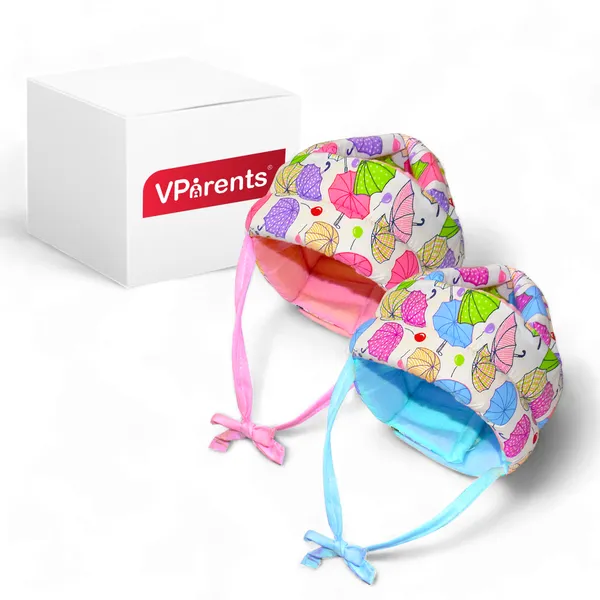 Vparents_Chunky_Baby_Head_Protector_for_Safety_of_Kids_6M_to_3_Years-_Baby_Safety_Helmet_with_Proper_Air_Ventilation_&_Corner_Guard_Protection_Pack_of_2_(Pink_and_Blue)
