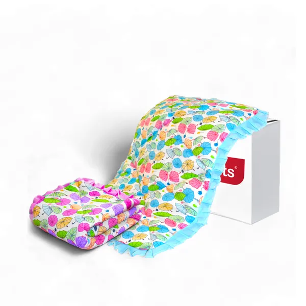 Chunky_New_Born_Baby_Godadi_Soft_Cotton_Baby_Godi_Godari|Baby_Bed|Crib_Sheet|Bedding_Set_Blue_And_Pink