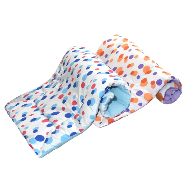 Preemiee_New_Born_Baby_Godadi_Soft_Cotton_Baby_Godi_Godari|Baby_Bed|Crib_Sheet|Bedding_Set_Blue_And_Orange