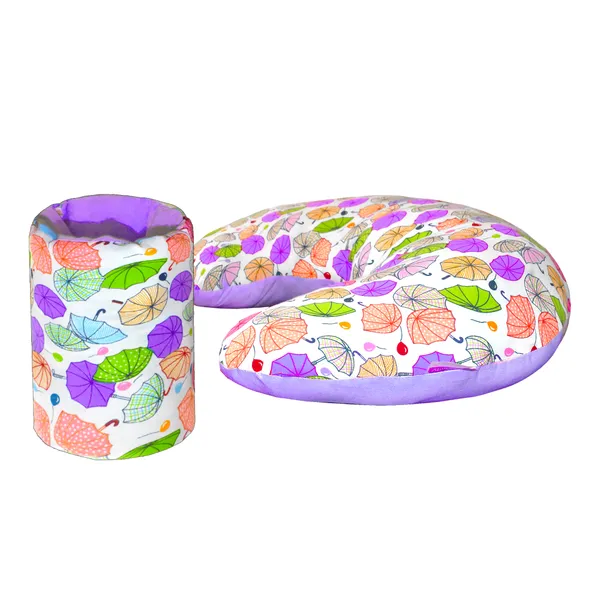 Vparents_Baby_Feeding_And_Arm_Pillow_For_New_Born_Nursing_Pillow_For_Breast_And_Bottle_Feeding_Pillow_Combo(Chunky)