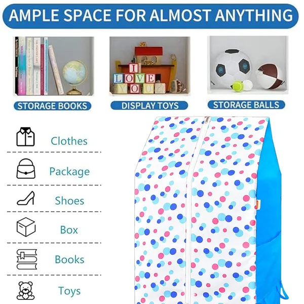 Vparents_Baby_Wardrobe_Plastic_Multipurpose_6_Shelve,_Foldable,_Sturdy_Material_With_Dry_Sheet_2_Pcs_(Preemiee)