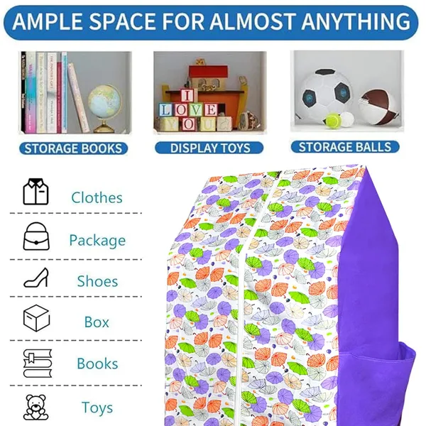 Vparents_Baby_Wardrobe_Plastic_Multipurpose_6_Shelve,_Foldable,_Sturdy_Material_With_Dry_Sheet_2_Pcs_(Chunky)