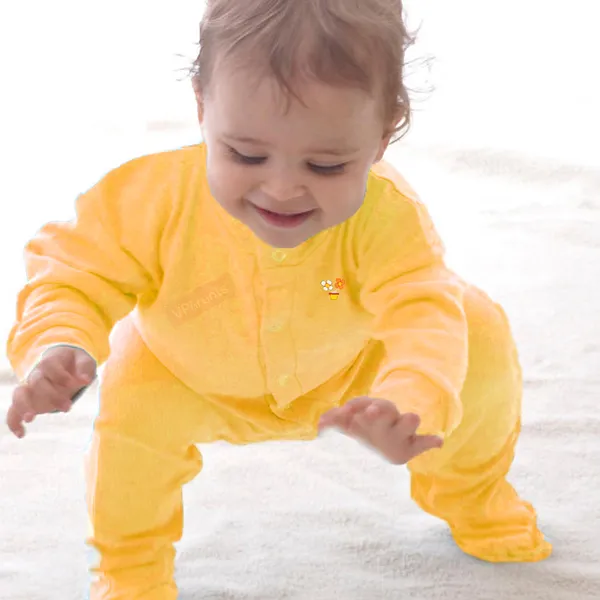 Full_Length_Printed_Baby_Footies_Sleepsuit_Romper_Pack_of_3-(Yellow)