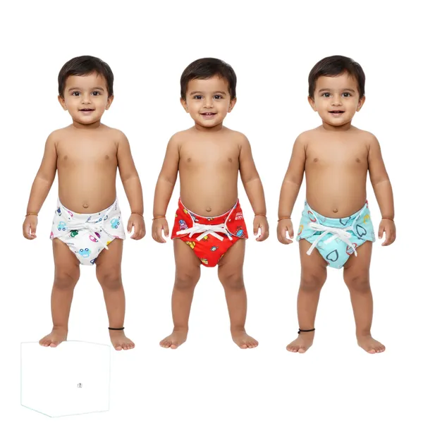 VParents_DryFeel_Baby_Langots_l_Cotton_Modern_Baby_Nappy_l_Mess-free_Langot_with_soft_Elastics_l_DryFeel_Top_Layer_l_Diaper-free_Time_Essential(Pack_os_3)_car_toy_and_heart	
