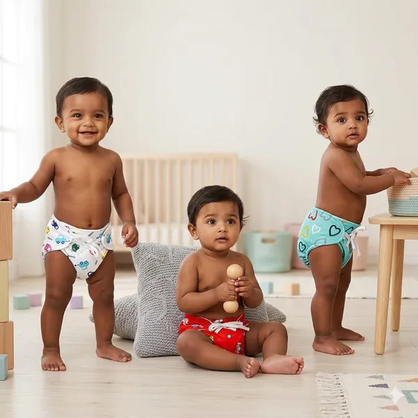 VParents_DryFeel_Baby_Langots_l_Cotton_Modern_Baby_Nappy_l_Mess-free_Langot_with_soft_Elastics_l_DryFeel_Top_Layer_l_Diaper-free_Time_Essential(Pack_os_3)_car_toy_and_heart	