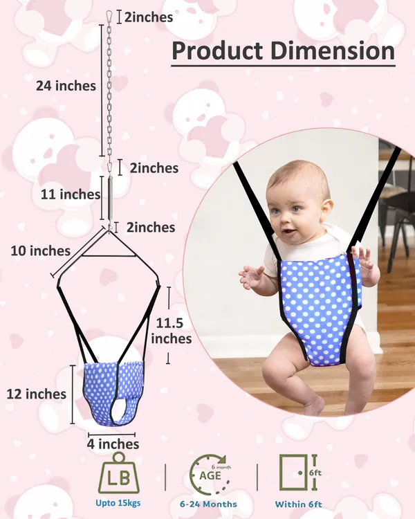 2_in_1_Baby_toddler_Jumper_with_window_hanging_metal_stand_Cum_Baby_Walking_Harness_Function,_Fun_Activity_for_6-12_Months_Baby_Infant_Toddler