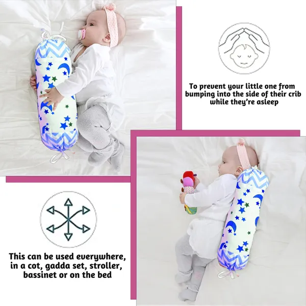Galaxy_Baby_4_Piece_Bedding_Set_with_Pillow_and_Bolsters(Blue)