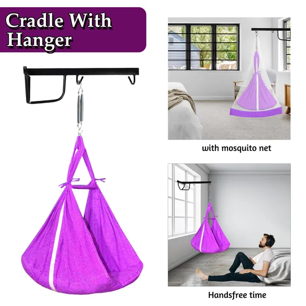 Infant_Baby_Swing_Cradle_with_Mosquito_net_Spring_and_Metal_Window_Cradle_Hanger_(Purple)