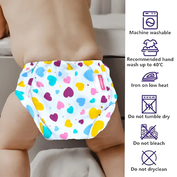 Vparents_Padded_Underwear_For_Babies_And_Toddlers_With_3_Layers_Of_Cotton_Padding_Potty_Training_Pull_Up_&_Diaper-Free_Time_(2-3_Years)_Heart