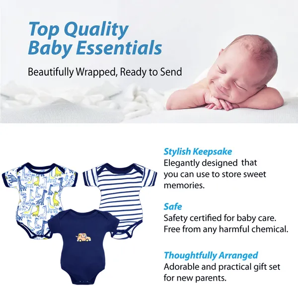 Set_of_3_Half_Sleeves_Baby_Romper_Body_Suits_Jump_Suit_for_Boys_and_Girls_(9-12_months)-_Navy_Blue