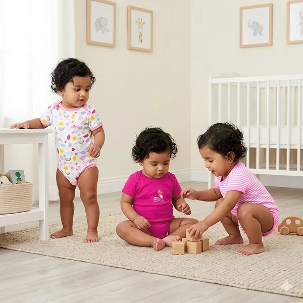 Set_of_3_Half_Sleeves_Baby_Romper_Body_Suits_Jump_Suit_for_Boys_and_Girls_-pink