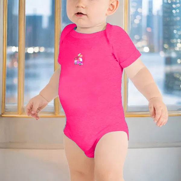 Set_of_3_Half_Sleeves_Baby_Romper_Body_Suits_Jump_Suit_for_Boys_and_Girls_-pink